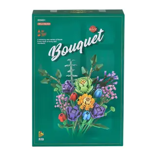 P655001 Panlos Çiçek Buketi 999 Parça Blok Seti -Vagon life