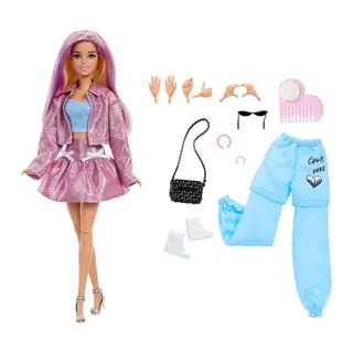 JNC61 Barbie DELUXE STYLE Fashion Build Up Doll and Accessories