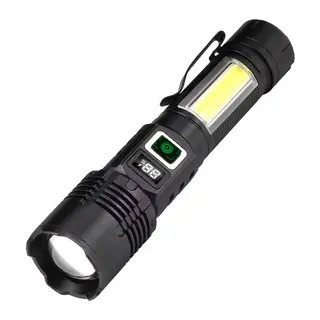 WS-4848 1500 Lümen 15 Watt Dijital Göstergeli Mıknatıslı Şarjlı El Feneri