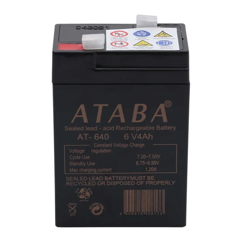 AT-640 6V 4Ah Işıldak Aküsü