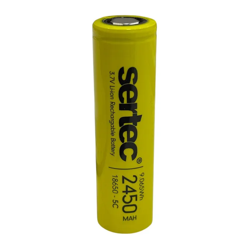 18650 3.7V 2450 Mah 5C Li-Ion Şarjlı Pil