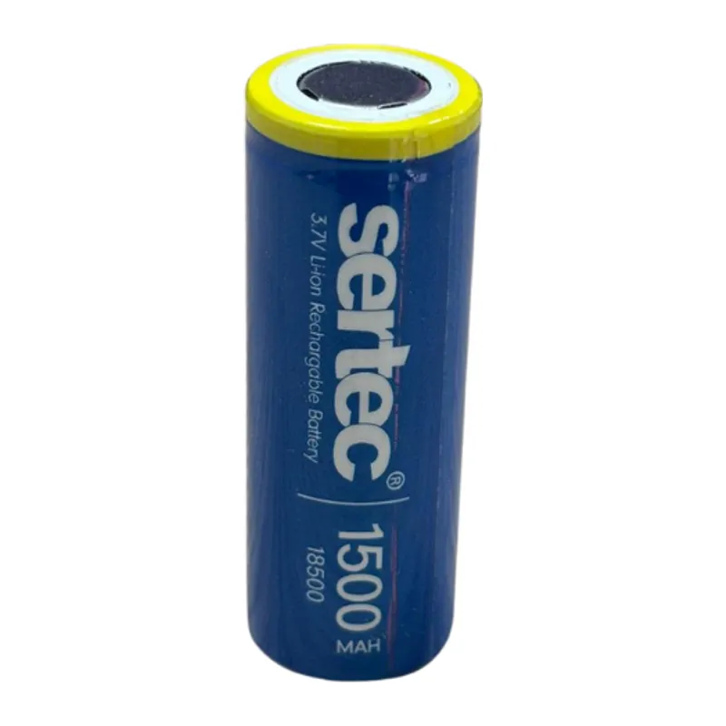 3.7V Li-ion 18500 1500 mAh 1C Şarjlı Pil