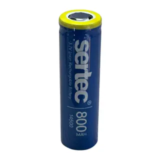 3.7V Li-ion 14500 AA - 800 mAh 3C Şarjlı Pil