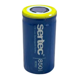 18350 3.7V 850 Mah Li-Ion Şarjlı Pil - 1C