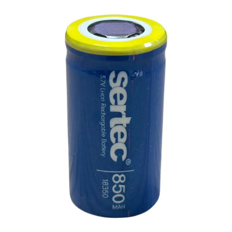 18350 3.7V 850 Mah Li-Ion Şarjlı Pil - 1C