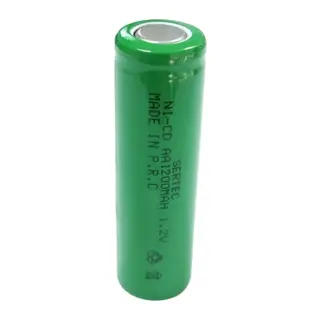 1.2V 1200 Mah - AA - Ni-Cd Şarjlı Pil - (Başsız / Flat Head)