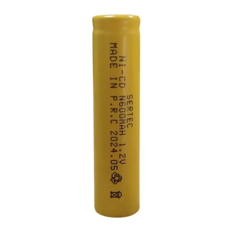1.2V 600 Mah - N Boy - Ni-CD Şarjlı Pil - (Başsız / Flat Head)