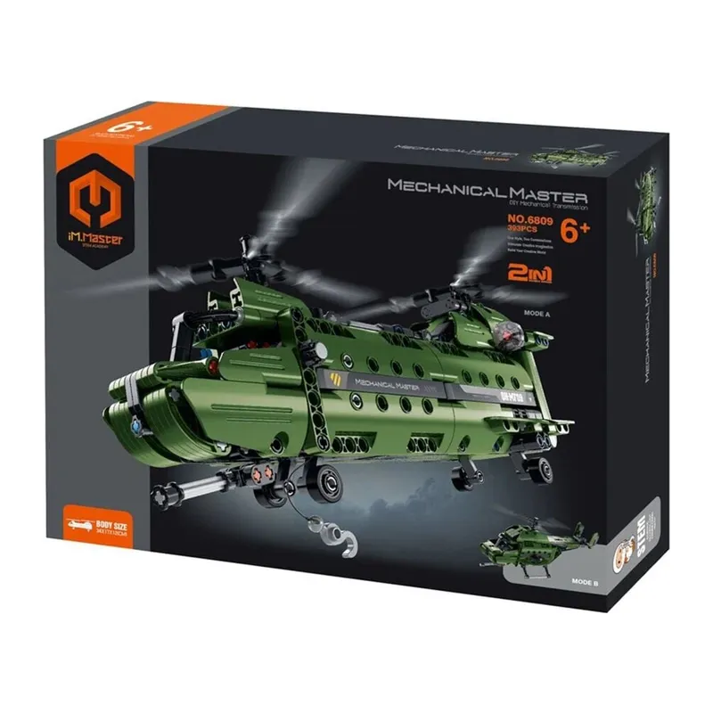 3004031 Sun-ımm-askeri Helikopter 2IN1 394PRÇ