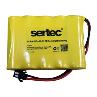 6V 5S1P Aa 800 Mah Kablo + Siyah Konnektörlü Oyuncak Pili