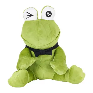 1430 Peluş Papyonlu Oturan Yeşil Kurbağa -My Friend Toys