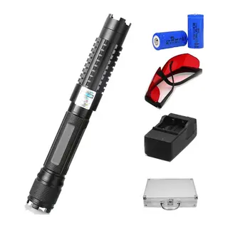 Uzun Mesafeli 450nm Yakıcı Şarjlı Mavi Lazer Pointer