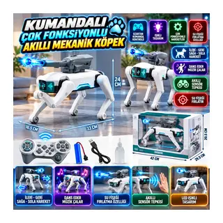 4D-Y16 Kumandalı Çok Fonksiyonlu Akıllı Mekanik Köpek