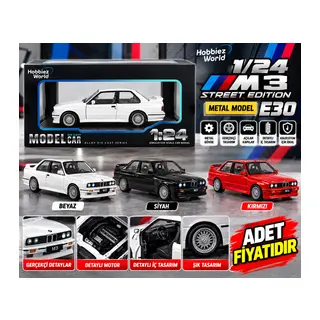 1901-440A World 1/24 M3 Street Edition Metal Model E30