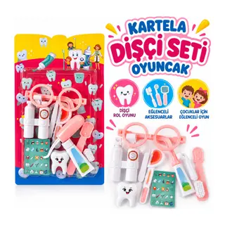 DNT-78- Kartela Dişçi Set Oyuncak
