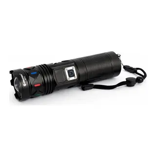 BD-5 30W TG LED Alüminyum Alaşımlı Zoomlu Type-C Dijital Göstergeli Şarjlı El Feneri