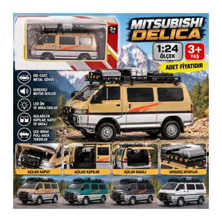 KZL-M357 KUT 1:24 MITSUBISHI DELICA 24 (adet fiyatıdır)