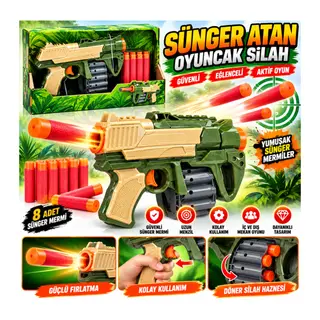 HY6043-1 Sünger Atan Oyuncak Silah