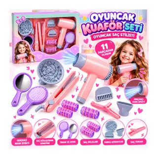 F2361 Oyuncak Kuaför Set Oyuncak Saç Stilisti