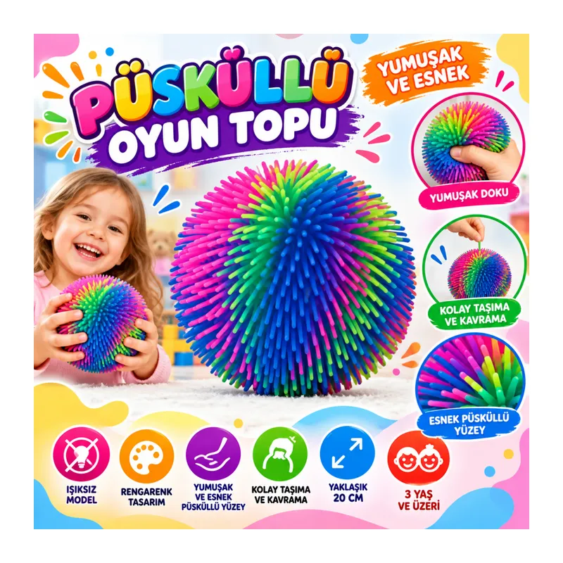 6785 Püsküllü Top Işıksız A63