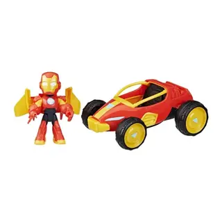 G1471 Iron Man And His Awoesome Friends Araç ve Figür Oyun Seti +3 yaş
