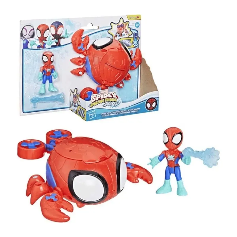 G1464 Spidey Waterwebs - Spider Crab Figür ve Araç Oyun Seti +3 yaş