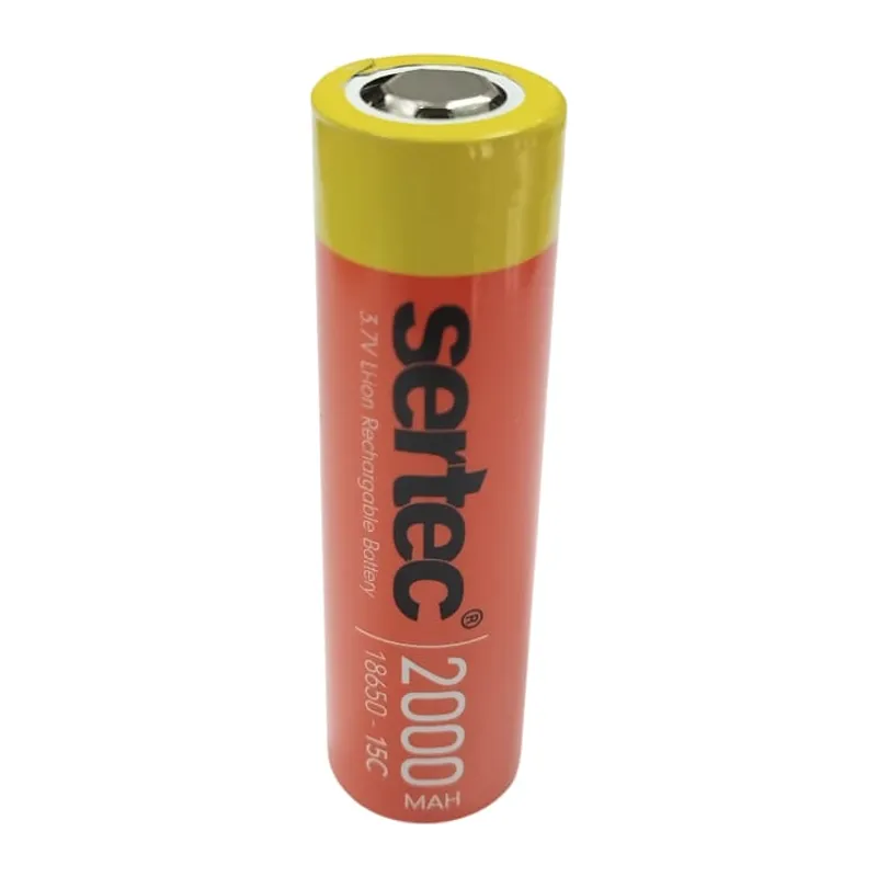18650 3.7V 2000 Mah 15C Li-Ion Şarjlı Pil