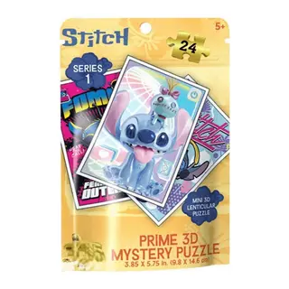 Stitch Seri 1 Prime 3D Mystery Puzzle 24 Parça