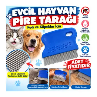 Evcil Hayvan Kedi Köpek Pire Tarağı ve Köpek Gözyaşı Lekesi Tarağı(adet fiyatıdır)