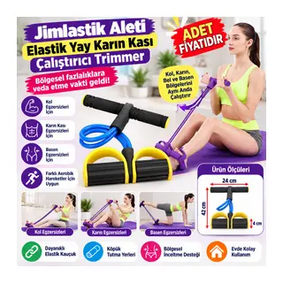 Jimlastik Aleti Elastik Yay Karın Kası Çalıştırıcı Trimmer (adet fiyatıdır)