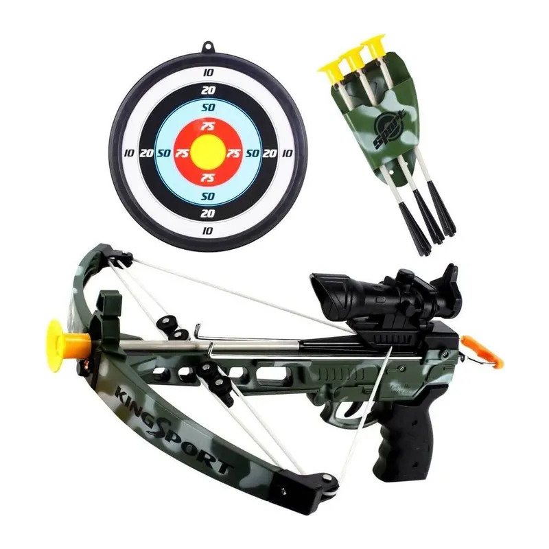01035881 Sun-yfn-ok Set Crossbow Askeri 4 Vak Ok Sadak Hedefli