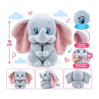 Sesli Peluş Fil Dumbo 15 cm