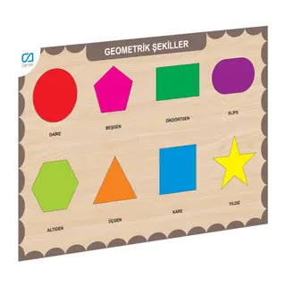 CAAHS-3204 Ahşap Geometrik Şekiller Bul-tak