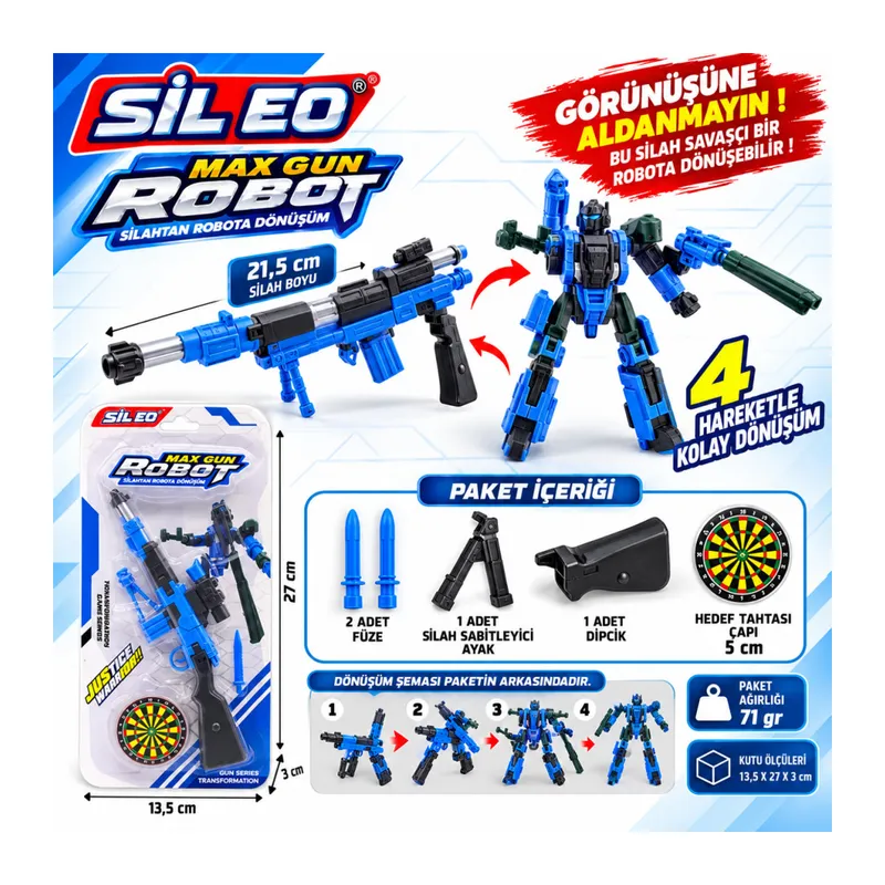 Robota Dönüşen Mavi Silah