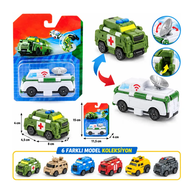 Dönüşen Araçlar Askeri Araçlar Yayın Aracı / Ambulans (adet fiyatıdır)