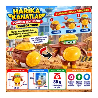 Dönüşen Tekli Figür YumBot Todd