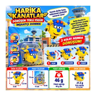 Dönüşen Tekli Figür İnşaatçı Donnie