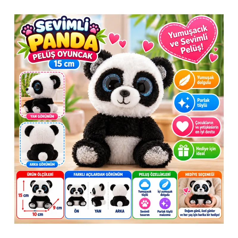 Boos-Bamboo Panda 15 cm
