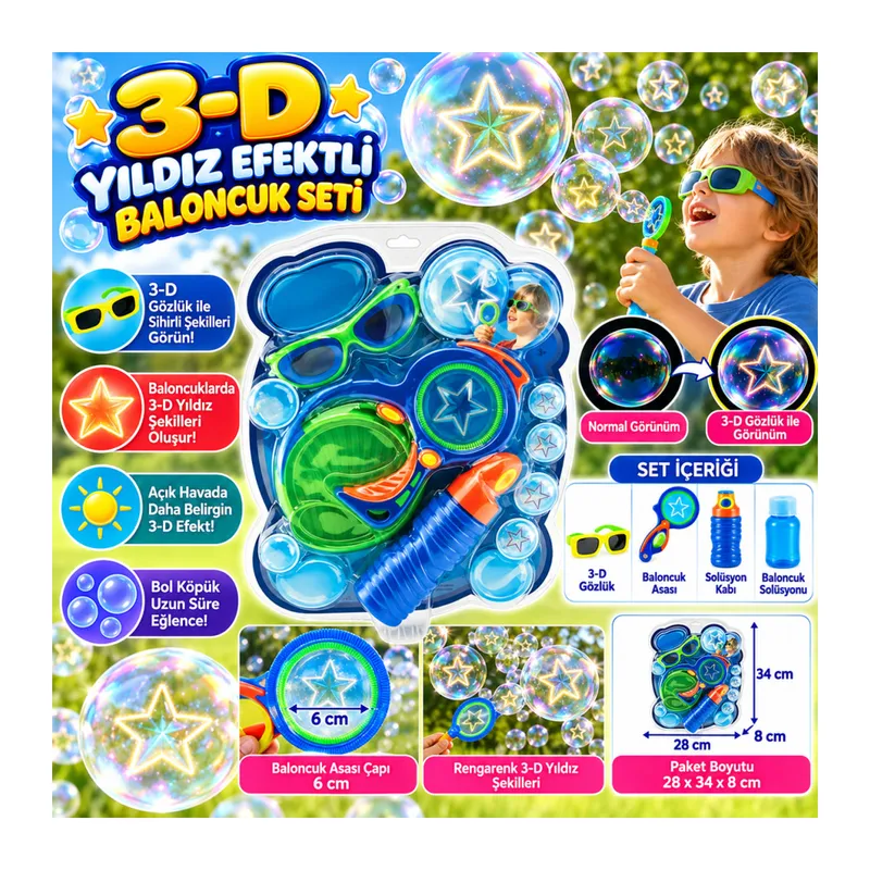Set Yıldız Efektli 20175 D
