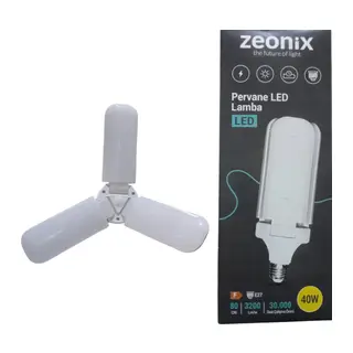 Zeonix 40W 3 Kanatlı Pervane Ampul
