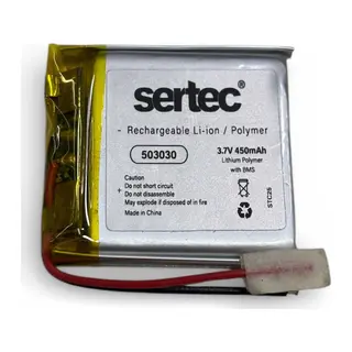 503030 3.7V 450mAh Li-Polymer Pil (Devreli/1.5A)