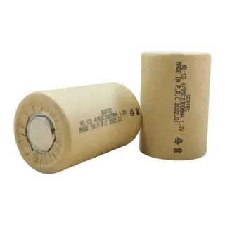 1.2V Ni-Cd 4/5 SC 1000 Mah Kağıt Şarjlı Pil 3C (Başsız/Flat Head)