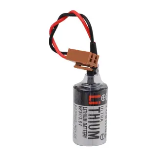 ER3V 3.6V 1/2AA Size Lithium Pil - Kahverengi Soket