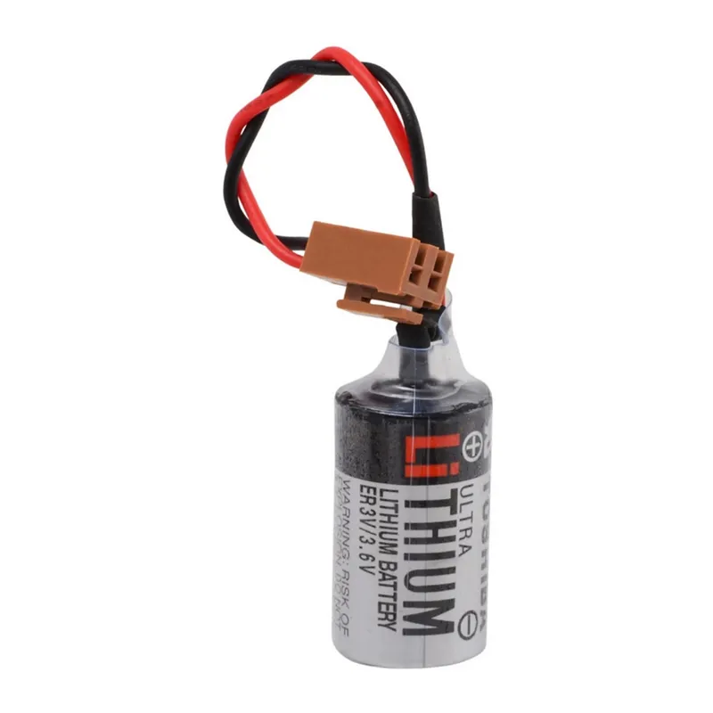 ER3V 3.6V 1/2AA Size Lithium Pil - Kahverengi Soket