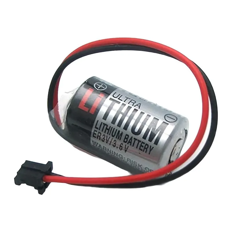 ER3V 3.6V 1/2AA Size Lithium Pil - Siyah Soket