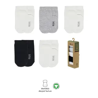 5'li Penye Soket Kutulu Basic Çorap 10131 Gri