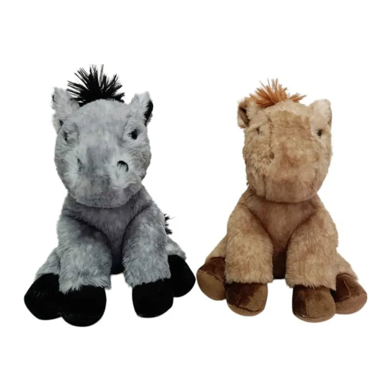 PB31558-23 Peluş Oturan At 23 cm