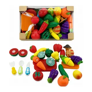 URT007-KUTU-3 41 Pcs Kesilebilen Meyve Sebze Manav