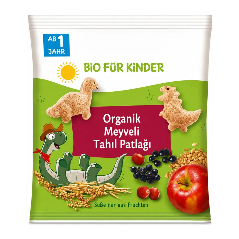 Organik Meyveli Tahıl Patlağı 30 Gr