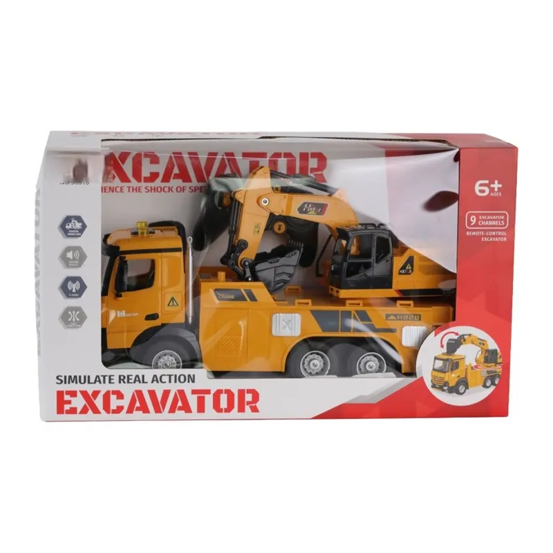 93315 Şarjlı Kumandalı 9 Kanallı İş Makinesi