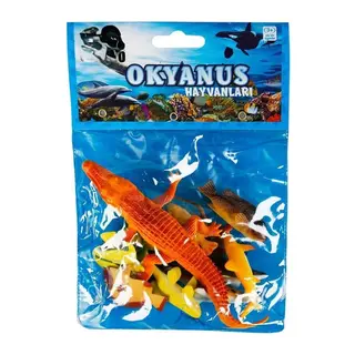 Okyanus Hayvanları Poşetli Hayvan Oyun Seti